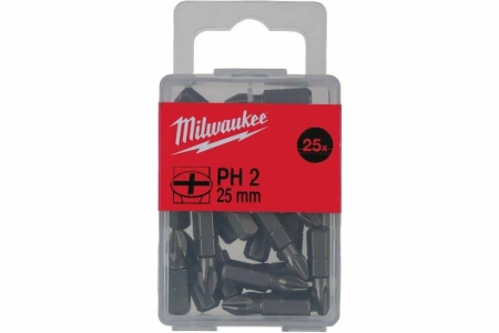Биты для шуруповерта Milwaukee PH2 X 25 мм (25 шт) (Арт. 4932399587)